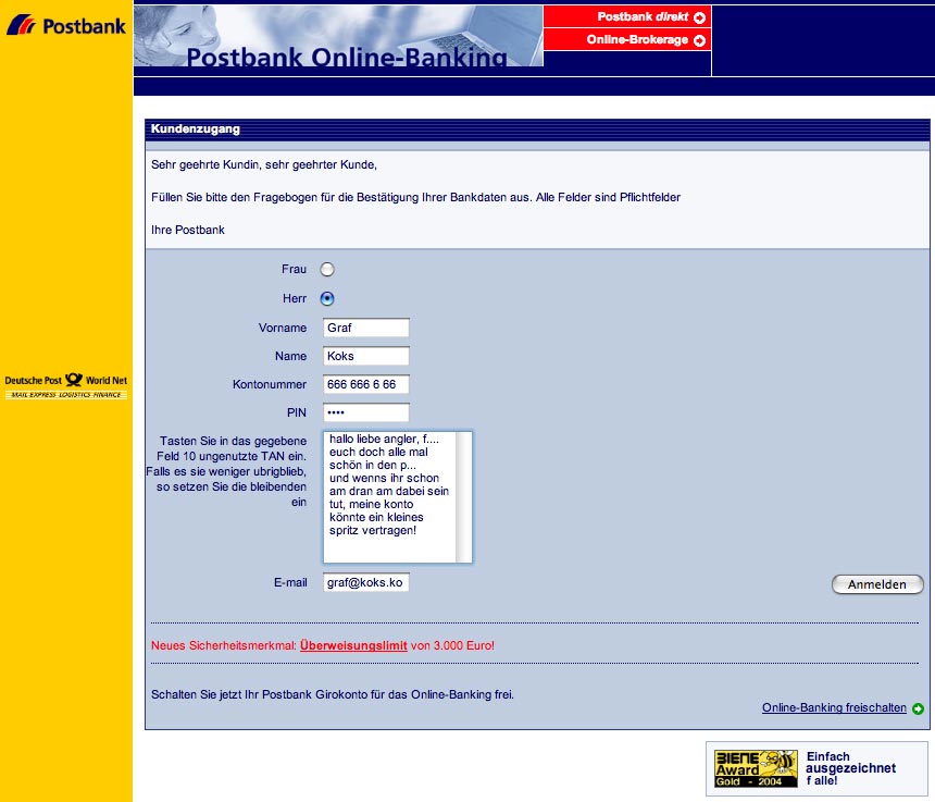 grenzgebeat goes phishing
